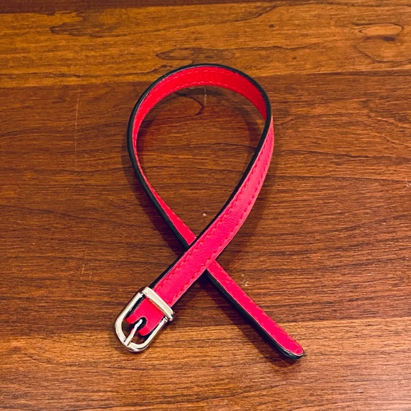 🌟10xHP🌟VTG 2000 NWOT Laurent Effel Red Kid Leather Satchel & Dog Collar Italy - Picture 15 of 15